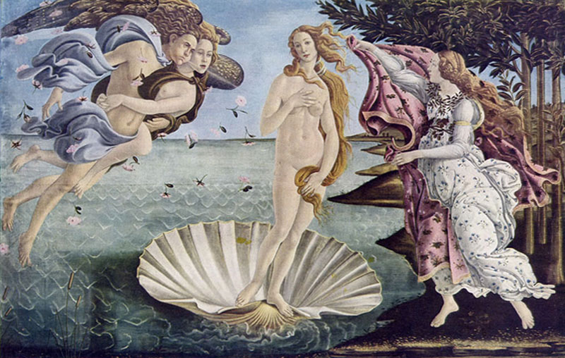 Botticelli's Birth of Venus 1480